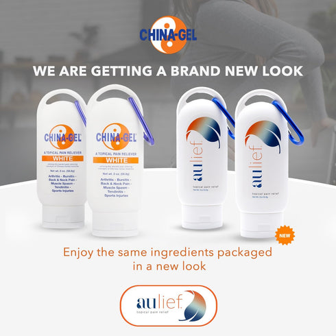 Aulief Topical Pain Relief Cream by China-Gel - for Neck Pain Relief, Knee Pain Relief, Back Pain Relief and Other Muscle and Joint Pain, FSA HSA ...