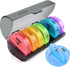 Daily Pill Organizer (Twice-a-Day) - Weekly AM/PM Pill Box, Round Medicine Organizer, 7 Day Pill Container, Vitamin Organizer for Vitamin Fish Oil...