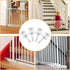4 Pack Baby Gate Threaded Spindle Rod M10 (10mm) Baby Gate Screw Replacement Hardware Parts Kit for Pressure Mounted Baby & Pet Safety Gates & Sta...