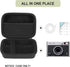 Hard Carrying Case for Fujifilm Instax Mini EVO Instant Camera, Instax Mini Printer Travel Storage Case with Mesh Pocket Can Store USB Cables, Fil...