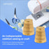Thimbles for Hand Sewing - Gold Hand Quilting Thimble, 2 Pcs - Metal Finger Protector for Sewing, 24mm x 20mm...