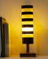 Desk Lamp for Bedside Table with 1 Watt Yellow LED Bulb, Decorative Handmade Nigthstand Lamp for Bedroom, Living Room, Kids Room or College Dorm. ...