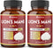 5X Potency 2 Packs 90 Capsules Lions Mane Mushroom Supplement, 5050mg, 6 Month Supply with Cordeyceps, Reishi, Ashwagandha, Focus, Memory and Brai...