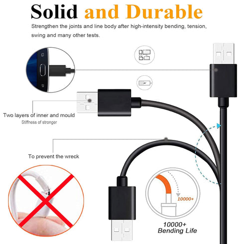 Micro USB Cable 10ft High Speed Data Transfer Fast Charging Android Phone Charger Cord for Kindle Fire Samsung Galaxy Note 5 4 S6 Edge J7 J7V J5 J...