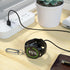 Portable Charger for Samsung Galaxy Watch 6/6 Classic, Magnetic Keychain Wireless Charger with USB C & Micro Port (Not Included Charging Cable)......