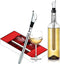 Iceless Wine Chiller Stick 3-in-1 Stainless Steel Wine Bottle Cooler Stick Chilling Rod with Aerator and Pourer - Wine Accessories Gift...