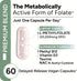L-Methylfolate 15mg (Bioactive B9 Folate) plus Methyl B12, D3, Taurine & NAC | Professional Strength Active 5-MTHF Supplement | Supports Mood, Ner...