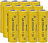 12 Counts 1.2V NI-CD AA 1000mAh Outdoor Solar Rechargeable Batteries Long Lasting for Landscape Lawn Lamps,Pathway Lights...
