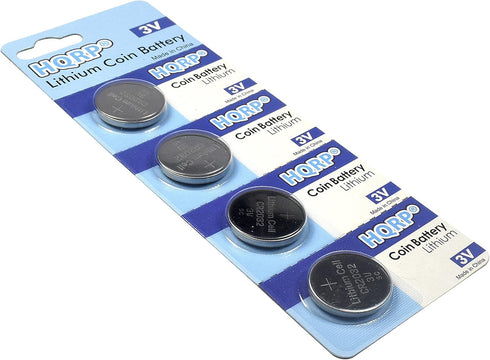 HQRP 4-Pack Lithium Battery Compatible with One Touch Ultra2 Ultra-2 Blood Glucose Meter, Sugar Monitor...