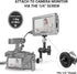 SmallRig 5.5 Inches Adjustable Friction Articulating Magic Arm, with Both 1/4" Screw for LCD Monitor/LED Lights - 2065B...