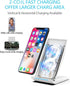 Fast Wireless Charger, NANAMI Qi Certified Wireless Charging Stand Compatible iPhone 15/14/13/12/11 Pro/XS Max/XR/8, Samsung Galaxy S24/S23/S22/S2...