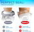 100% Waterproof Cast Covers for Shower Leg - Tight Seal - 2pk Reusable Adult Full Leg Cast Protectors - Thigh, Knee, Ankle, Foot - Strong and Dura...