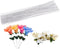Cinvo 22 Gauge Stem Wire - 100 Counts Floral Paper Wrapped Wire - 14 Inch for Flower Arrangements - DIY Bouquet Handcrafts (White)...