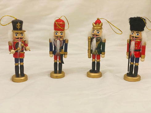 Kurt Adler C6148 Wooden Nutcracker Ornament 4-Piece Box Set, 5-Inch...