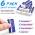 Tamaki 12 Pack Pencil Erasers, Large White Erasers for School Office, Art Erasers for Drawing...