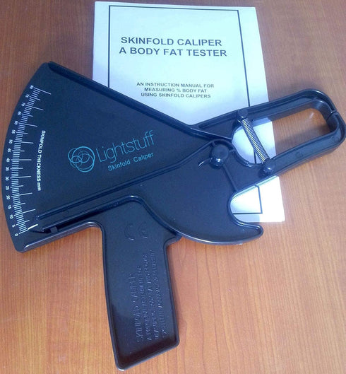 Precision Skinfold Caliper - Easy, Reliable Tool for Monitoring Body Fat - Quick Start Guide for Beginners, Detailed Booklet for Advanced Users - ...