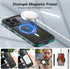 for iPhone 15 Pro Max Waterproof Case with Stand, IP68 Underwater Shockproof Dustproof Phone Case Built-in 6H Screen Protector, Full Body Protecti...