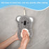 SHIDOW Cute Hand Towels Animals, Kitchen Hand Towels Cute Animals,Bathroom Kitchen Home Cleaning Tool (Grey)...