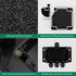 ABS IP67 Waterproof Dustproof Electrical Junction Box, with 15A 600V Barrier Terminal Cable Connector, 1 in/3 Out Power Junction Box?3.93 * 2.67 *...