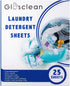 Laundry Detergent Sheets - 50 Strips (25 Sheets) | Earth Friendly Fresh Scent Plastic Free Travel Laundry Soap...