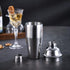 Cocktail Shaker with Double Measuring Jigger,Professional Stainless Steel 24oz Martini Shaker Set,Drink Built-In Strainer,Bartender Kit....