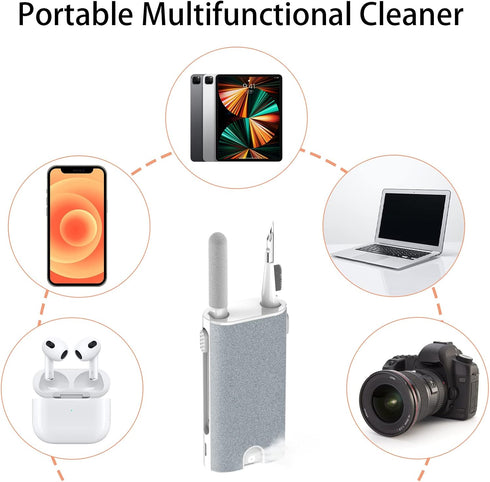 5-in-1 Electronic Cleaner kit- Portable Cleaning kit for Airpods/Earbuds/Phone/Camera/Watch/Laptop,with Cleaning Pen and Spray Bottle,Multifunctio...
