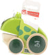 Hape Frog Pull-Along | Wooden Frog Fly Eating Pull Toddler Toy, 4.6 x 3.3 x 3.8 inches, Green...
