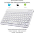 Ultra-Slim Bluetooth Keyboard Portable Mini Wireless Keyboard Rechargeable for Apple iPad iPhone Samsung Tablet Phone Smartphone iOS Android Windo...