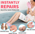 4PCS Touch Screen Moisturizing Gloves and Sock, Spa Moisturizing Therapy Sock?Glove, Soften Repairing Dry Cracked, Hands Feet Skin Care, Effective...
