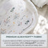 Pobibaby - 2 Pack Premium Bassinet Sheets for Standard Bassinets - Ultra-Soft Jersey Knit, Stylish Floral Pattern, Safe and Snug for Baby (Wildflo...