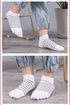 Toe Socks, 5 Pairs Women's Toe Socks for Running Cotton Five Finger Socks Athletic Walking...