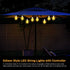 LED Canopy and Umbrellas Lights, 23 Ft LED Outdoor String Lights with Shatterproof Plastic 8LED C7 E-12 Light Bulbs, Waterproof, C Battery Powered...