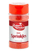 Bakers Choice Red Sprinkles for Baking - Jimmies Sprinkles for Ice Cream Toppings - Dairy Free, Kosher 2.8 oz....