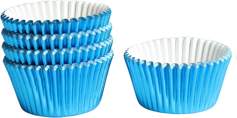Blue-Foil Cupcake-Liners Paper-Baking-Cupcake,for different Parties, Weddings,Standard Sized(pack of 100? …...