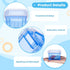 9 PCS Storage Box Containers with Lids, Small Plastic Clear Mini Bins, 3.4 x 2.6 x 2.0 Inches Reusable Stackable Craft Box Cases, Small Items Acce...