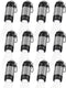 Mudder 12 Pieces Mini Keychain Light Bulk Pocket Tiny Flashlight Handheld Black Light led USB Rechargeable Waterproof Small Flashlights for Emerge...