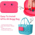 Silicone Bogg Bag Accessories Phone Holder with Zipper,Accessories Set for Bogg Bag Contain 2PCS Charms, Waterproof Cell Phone Holder Compatible w...