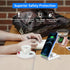 Wireless Charging Stand, Sunffice 3 in 1 Fast Charging Wireless Charging Station Dock for iWatch SE/6/5/4/3/2, Airpods Pro/2/3, iPhone 13/12/11/11...