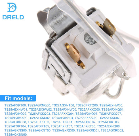 DRELD 2198202 Refrigerator Cold Control Thermostat, Replacement for Whirlpool, Kenmore Refrigerators, Replaces 2161284 2198201 PS11739232 AP6006166 WP2198202