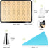 PHILORN Silicone Baking Mat Set, 16.5" x 11.42" Macaron Baking Mat, Non-Stick Baking Mat with Baking Tools, 2 Pack Food Safe Baking Silicone Mat, ...