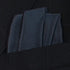 Fine Navy Blue 100% Silk Pocket Square Full-Sized 16"x16"...