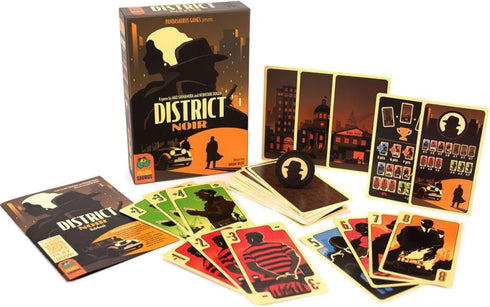 Pandasaurus Games District Noir Card Game | Crime Themed Bluffing and Set Collection Strategy Game | Fun Family Game for Kids and Adults | Ages 10...