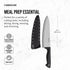 Farberware Edgekeeper 8-Inch Chef Knife with Self-Sharpening Blade Cover, High Carbon-Stainless Steel Kitchen Knife with Ergonomic Handle, Razor-S...
