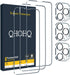QHOHQ 3 Pack Screen Protector for iPhone 13 Pro 6.1 Inch with 3 Pack Tempered Glass Camera Lens Protector, Ultra HD, 9H Hardness, Scratch Resistan...