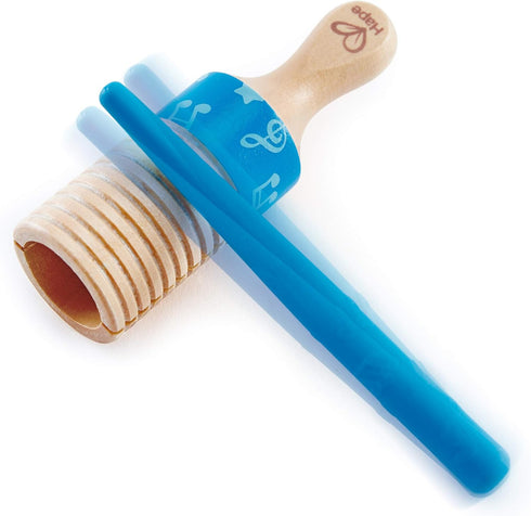 Hape Percussion Duo | Wooden Clapper & Guiro Hand Musical Instrument Toy Set for Toddlers...