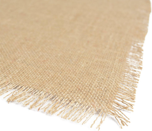 DII Jute Burlap Collection Kitchen Tabletop, Placemat Set, 13x19, Solid Natural, 6 Count...