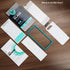 Ibywind Screen Protector For Rog phone 5/5 Pro/5 Ultimate,with 2Pcs Tempered Glass,1Pc Camera Lens Protector,1Pc Backing Carbon Fiber Film [Finger...