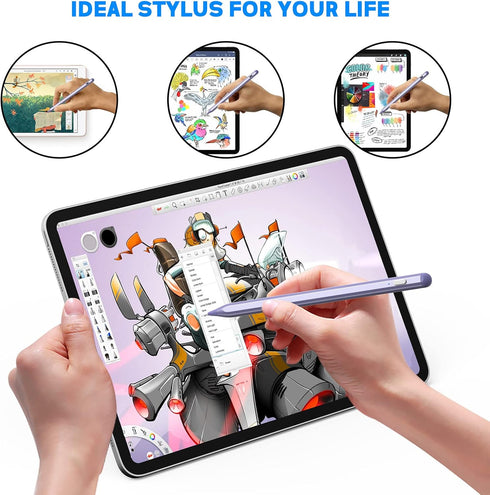 Active Stylus Pens for Touch Screens, NTHJOYS Digital Pencil for iOS/Android with Magnetic Design Fine Point Stylist Compatible with Apple iPad/Pr...
