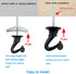 Hxchen 38mm/1.5" Ceiling Hooks - Heavy Duty Swag Hook with Steel Screws Bolts and Toggle Wings for Hanging Plants Ceiling Installation Cavity Wall...