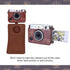 MUZIRI KINOKOO Case for Instax Mini EVO Camera - PU Leather Protective Case with Opening Bottom for Fuji Instax Mini EVO with Adjustable Shoulder ...